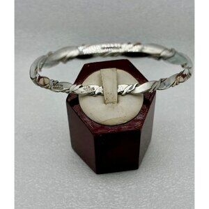Vintage Sterling Silver Bracelet Bangle 15.9 Gram-Marked 925 Mexico